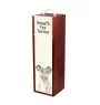 Fox Terrier Glatthaar, Foxterrier - Weinbox mit Hund, Alkoholbox mit Grafik, personalisierte Geschenkbox der Marke Art-Dog