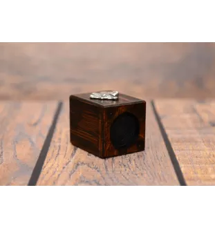 Foksterier szorstkowłosy świecznik kwadratowy Art-Dog