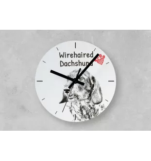 Fox-terrier à poil lisse - horloge murale avec chien, horloge de table avec impression, décoration personnalisée de la maison de la marque Art-Dog