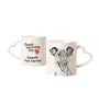 Fox Terrier Smooth - cup with a dog, adorable cup with a heart-shaped handle, universal gift from the Art-Dog brand
