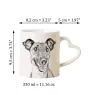 Foksterier krótkowłosy  kubek z psem good morning serce Art-Dog