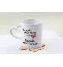 Fox Terrier Smooth - cup with a dog, adorable cup with a heart-shaped handle, universal gift from the Art-Dog brand