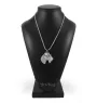 Fox-terrier à poil dur - un collier avec un chien, un pendentif de chien sur une chaîne en argent, un bijou unique de la marque Art-Dog