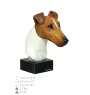 Fox-terrier à poil dur - figurine peinte, statue, sculpture, réalisée par l'artiste, marque Art-Dog
