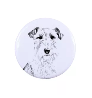Foksterier szorstkowłosy pierścionek z psem mały Art-Dog