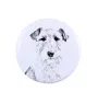 Fox-terrier à poil dur - badge avec votre chien, ajoutez votre propre photo, marque Art-Dog