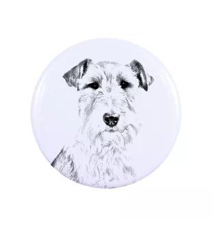 Fox-terrier à poil dur - badge avec votre chien, ajoutez votre propre photo, marque Art-Dog