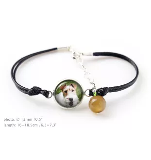 Fox Terrier Drahthaar, Foxterrier - Schmuckset mit Ihrem Foto, Schmuckstück für Frauen, handgefertigtes Produkt, handgefertigtes Produkt mit Leidenschaft für die Marke Art-Dog.
