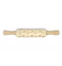Fox Terrier Wire - small rolling pin with a dog, patterned dough roller, gadget for ceramicists from the Art-Dog brand