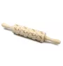 Fox Terrier Wire - rolling pin for dough with a dog, patterned rolling pin for ceramics, a gift for a cook from the Art-Dog brand