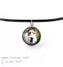 Fox Terrier Wire - a set of jewelry with your photo, handmade set, bracelet and necklace by Art.-Dog brand