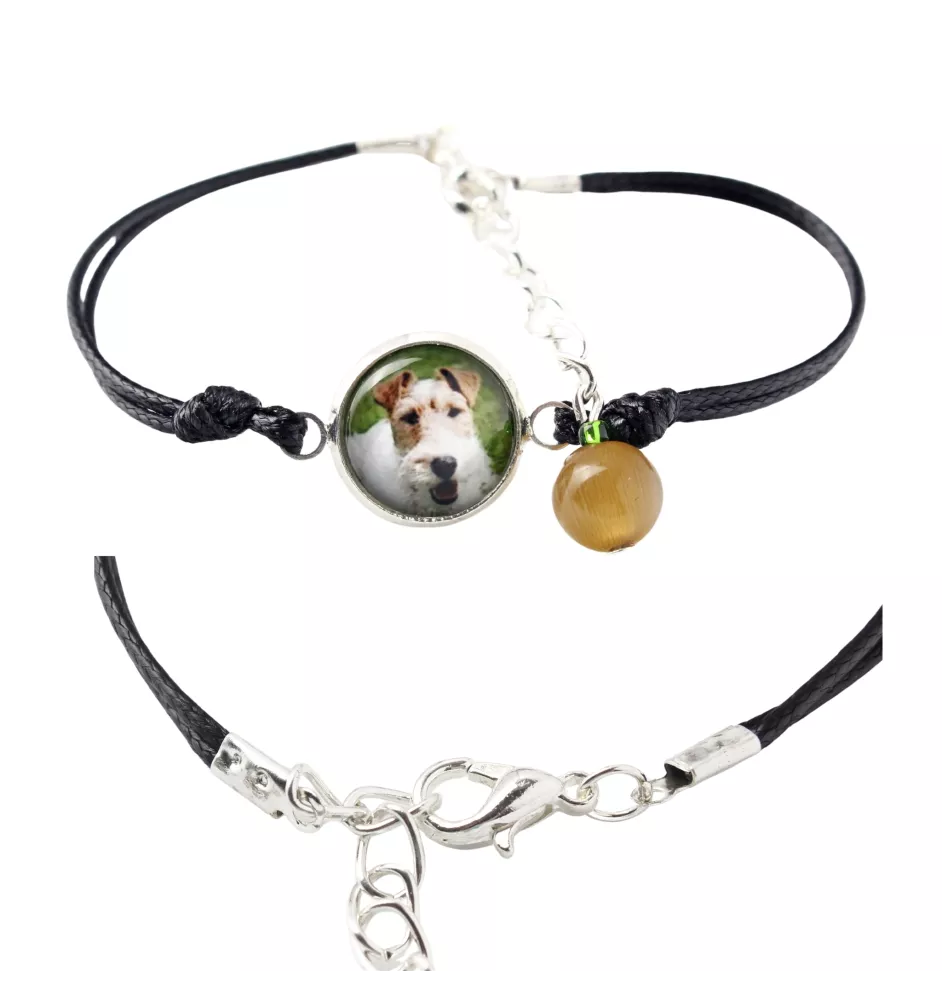 Fox Terrier Drahthaar, Foxterrier - Armband in einer Schachtel mit Ihrem Foto, femininer Schmuck, ein ausgezeichnetes Geschenk der Marke Art-Dog.