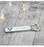 Fox Terrier Wire - bottle opener with a picture and inscription for beer by Art-Dog