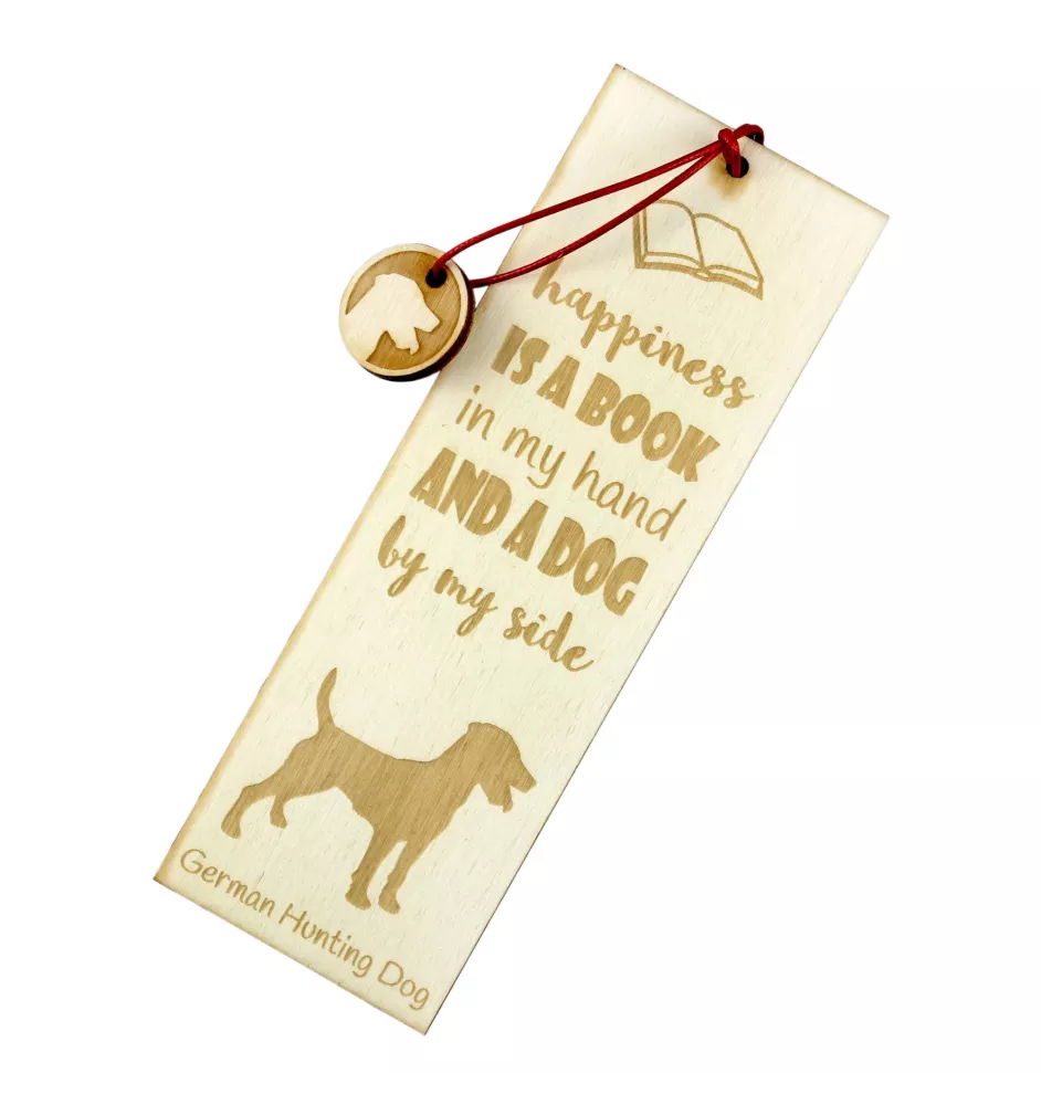 Deutscher Jagdterrier - dog bookmark, personalized bookmark, dog gadget for Art-Dog brand readers