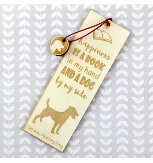 Deutscher Jagdterrier - dog bookmark, personalized bookmark, dog gadget for Art-Dog brand readers