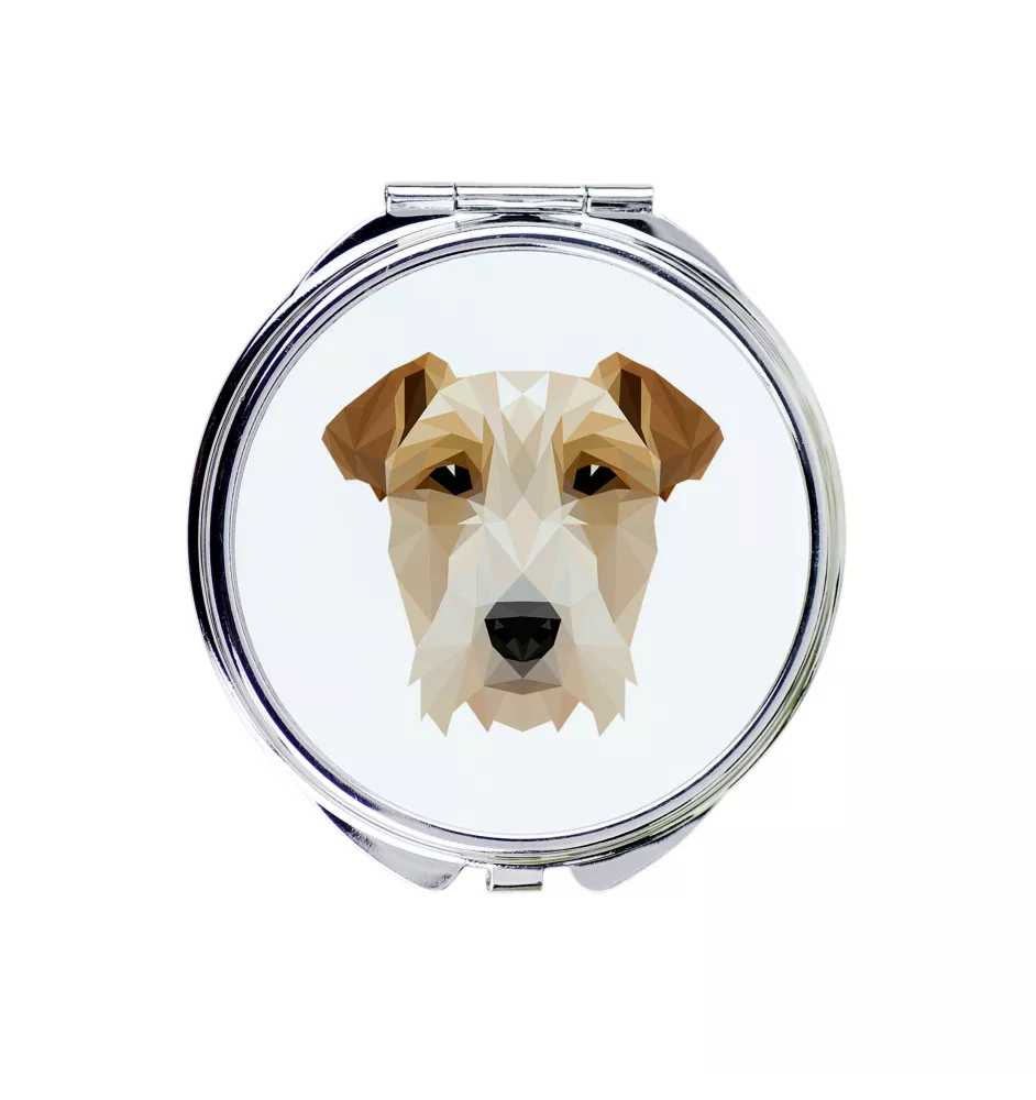 Foksterier szorstkowłosy lusterko geometryczne Art-Dog