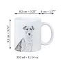 Fox Terrier Wire - cup with a dog, cup with a photo, personalized gift from the Art-Dog brand