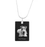 Fox-terrier à poil dur - Pendentif en cristal avec chien, collier en argent avec photo, pendentif personnalisé par la marque Art-Dog