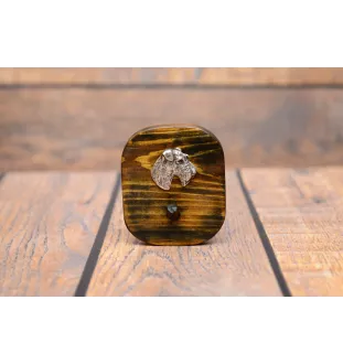 Fox Terrier Drahthaar, Foxterrier - Leinenhalter, Hundemedaillehalter, Schlüsselhaken der Marke Art-Dog