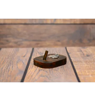 Fox Terrier Drahthaar, Foxterrier - Leinenhalter, Hundemedaillehalter, Schlüsselhaken der Marke Art-Dog