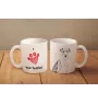 Fox Terrier Wire - cup with a dog, cute cup with graphics, a gift with your photo from the Art-Dog brand