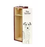 Fox Terrier Wire - wine box with a dog, alcohol box with graphics, personalized gift box from the Art-Dog brand