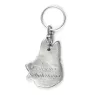 German Shepherd Dog, Alsatian Wolf Dog - Silver-plated dog pendant, handbag decoration, backpack pendant by Art-Dog brand