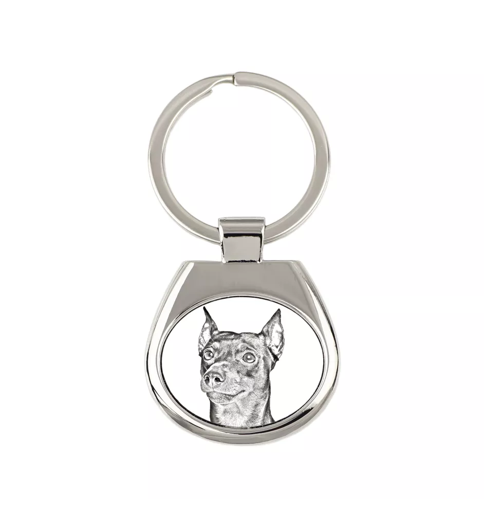 German Pinscher - keychain with a dog, keychain with a print, personalized pendant from the Art-Dog brand