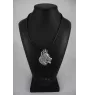 Berger allemand, Berger d'Alsace, Berger alsacien - collier avec un chien, pendentif en plaqué argent pour les fans de chiens, bijoux uniques de la marque Art-Dog