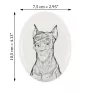 Pinczer średni płyta nagrobna ze zdjęciem psa Art-Dog