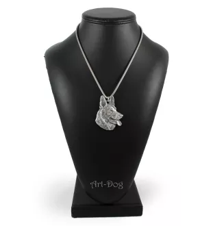 German Shepherd Dog, Alsatian Wolf Dog - Dog necklace, unique jewellery for the dog fan, unique adder pendant by Art-Dog brand