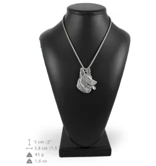 Deutscher Schäferhund - Hundehalsband, einzigartiger Schmuck für den Hundefan, einzigartiger Kreuzotter-Anhänger der Marke Art-Dog