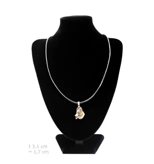Berger allemand, Berger d'Alsace, Berger alsacien - Collier pour chien, pendentif plaqué argent pour l'amoureux des chiens, bijoux subtils par Art-Dog