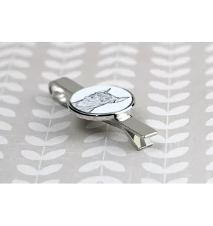 German Pinscher - tie clip with a dog, personalized tie clip, a unique gift for a man from the Art-Dog brand