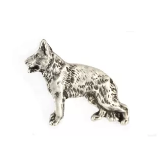 Owczarek niemiecki pin posrebrzony Art-Dog