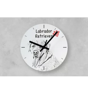 German Pinscher - wall clock with a dog, shelf clock with a print, personalized home decoration from the Art-Dog brand