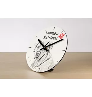 German Pinscher - wall clock with a dog, shelf clock with a print, personalized home decoration from the Art-Dog brand