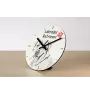 German Pinscher - wall clock with a dog, shelf clock with a print, personalized home decoration from the Art-Dog brand