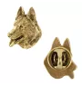 Owczarek niemiecki pin pozłocony w pudełku Art-Dog