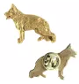 Owczarek niemiecki pin pozłocony Art-Dog