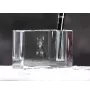 Pinczer średni penholder kryształowy z psem Art-Dog
