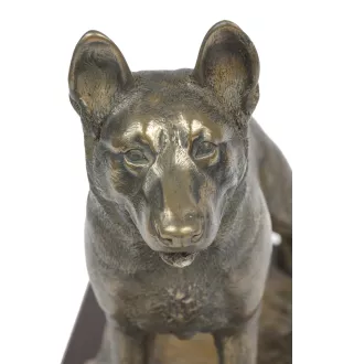 German Shepherd Dog, Alsatian Wolf Dog - dog statue, figurine for office, trophy for dog show by Art-Dog brand