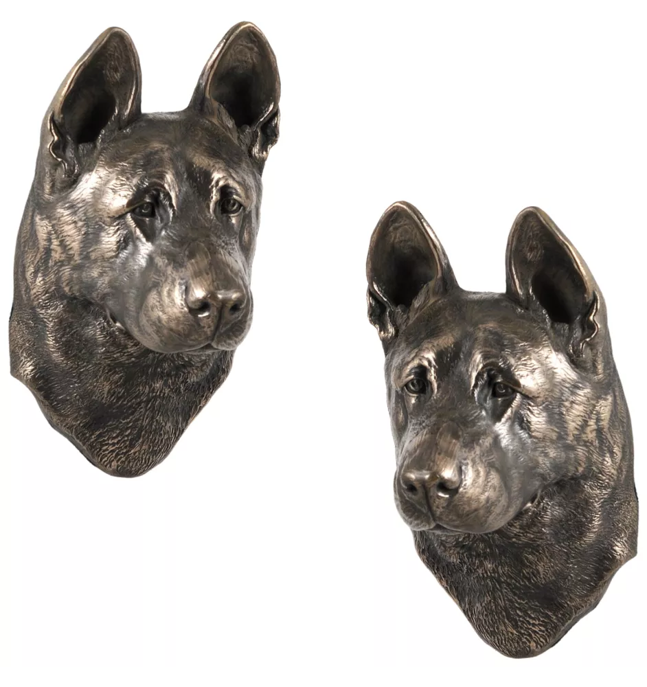 Deutscher Schäferhund - Hundestatue, hängende Büste, einzigartige Dekoration für Hundeliebhaber der Marke Art-Dog