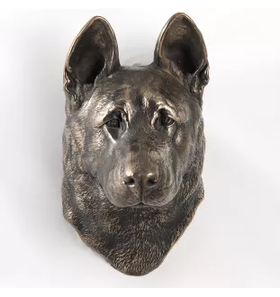 Deutscher Schäferhund - Hundestatue, hängende Büste, einzigartige Dekoration für Hundeliebhaber der Marke Art-Dog