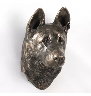 Deutscher Schäferhund - Hundestatue, hängende Büste, einzigartige Dekoration für Hundeliebhaber der Marke Art-Dog