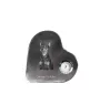 Pinscher allemand - horloge en cristal avec une photo de chien, horloge de table en forme de cœur, horloge debout personnalisée de la marque Art-Dog
