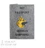 Deutscher Schäferhund - Hundepassetui, Dokumententasche, Geschenk für den Reisenden von der Marke Art-Dog