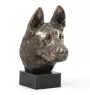 Deutscher Schäferhund - Hundestatue, Büste auf Steinsockel, Skulptur, Trophäe für Hundeausstellung der Marke Art-Dog