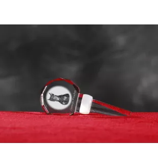 Pinczer średni grubszy stopper do wina z psem Art-Dog