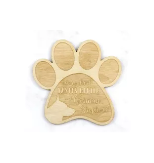 Berger allemand, Berger d'Alsace, Berger alsacien - Sous-verre mug, sous-verre gravé avec chien, cadeau pour amoureux des chiens par la marque Art-Dog